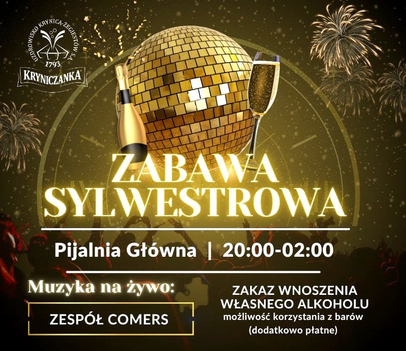 Sylwester w Pijalni Głównej w Krynicy-Zdroju