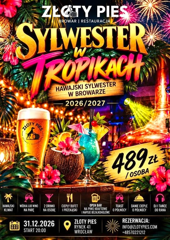 Sylwester w tropikach w Złotym Psie