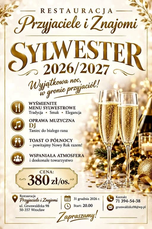 Bal Sylwestrowy u Przyjaciół i Znajomych